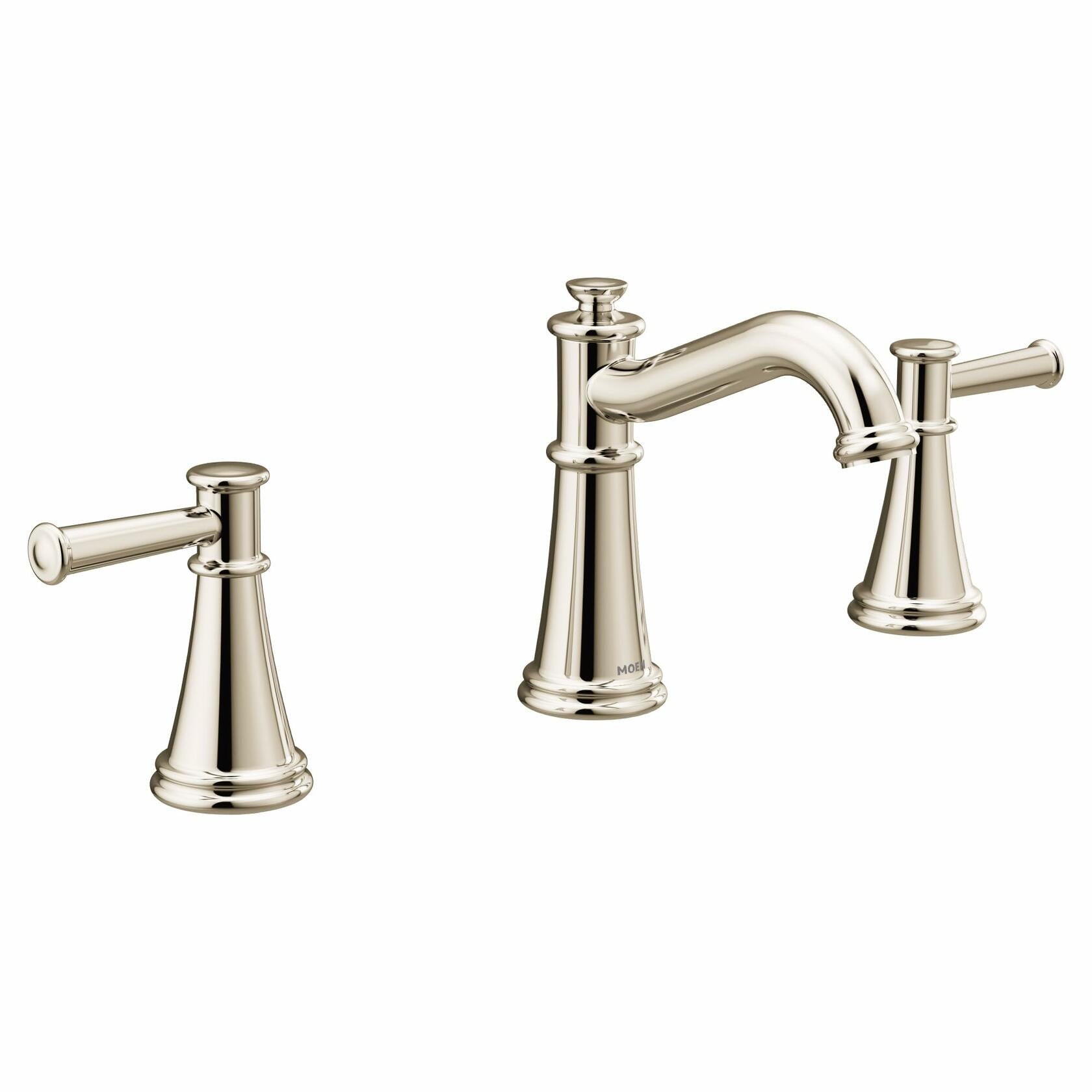 MOEN Belfield T6405NL WideSpread 2-Handle Bathroom Faucet in Polished Nickel