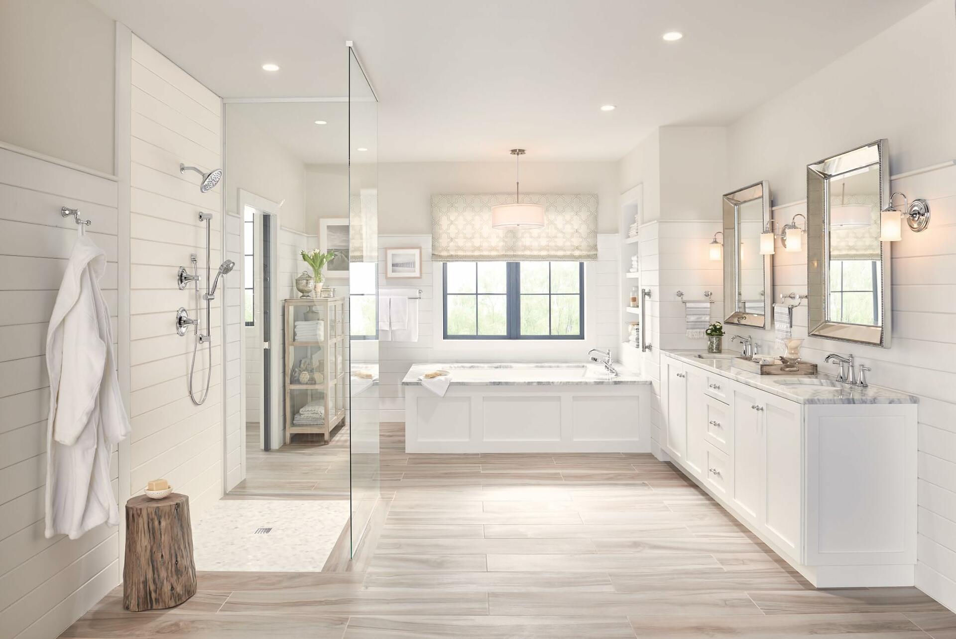 MOEN Belfield T6405NL WideSpread 2-Handle Bathroom Faucet in Polished Nickel