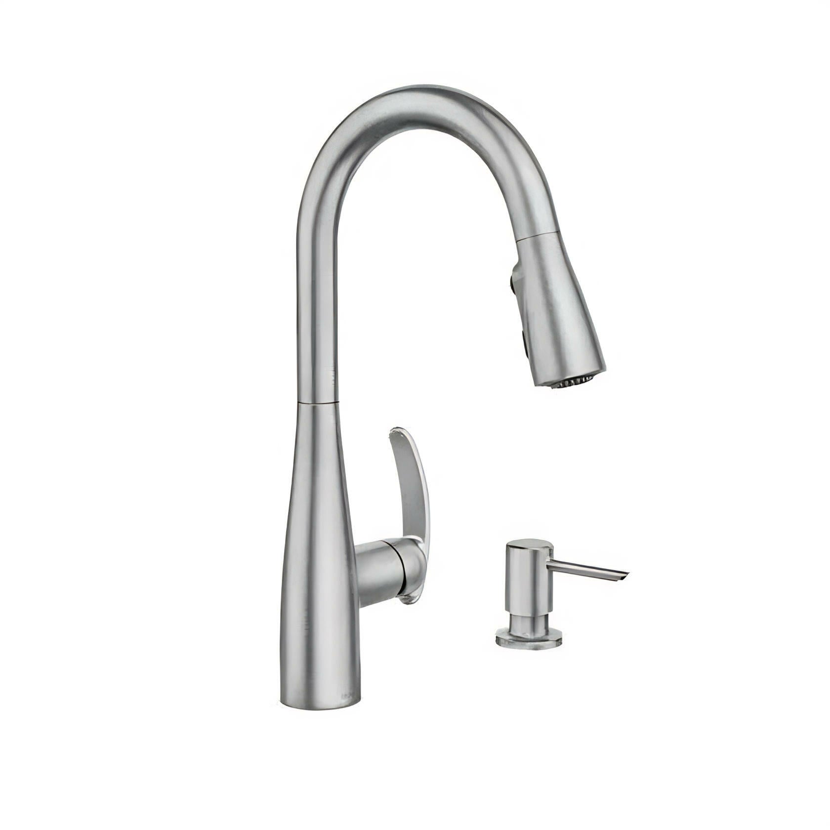MOEN Reyes 87932SRS Single-Handle Pull-Down Sprayer Kitchen Faucet with Reflex and Power Clean in Spot Resist Stainless