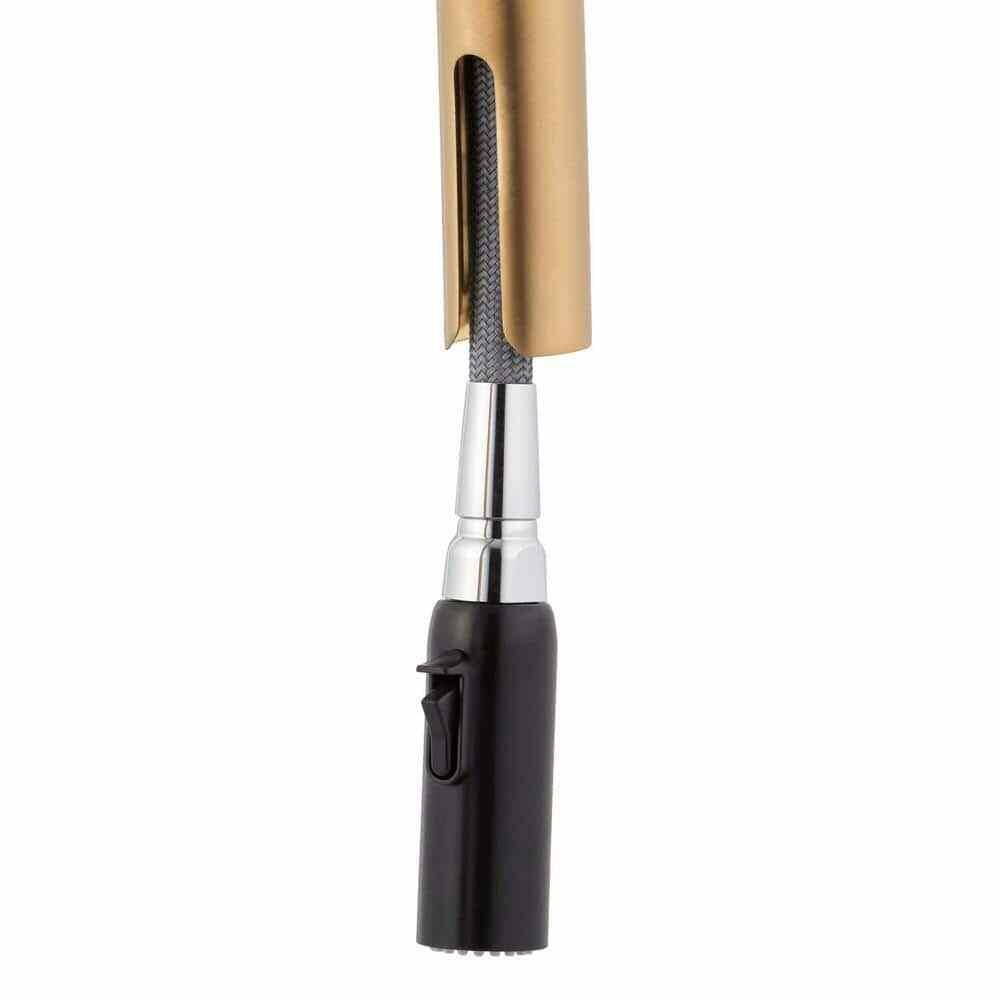 MOEN STo S72308BG Single-Handle Pull-Down Sprayer Kitchen Faucet with Reflex in Brushed Gold
