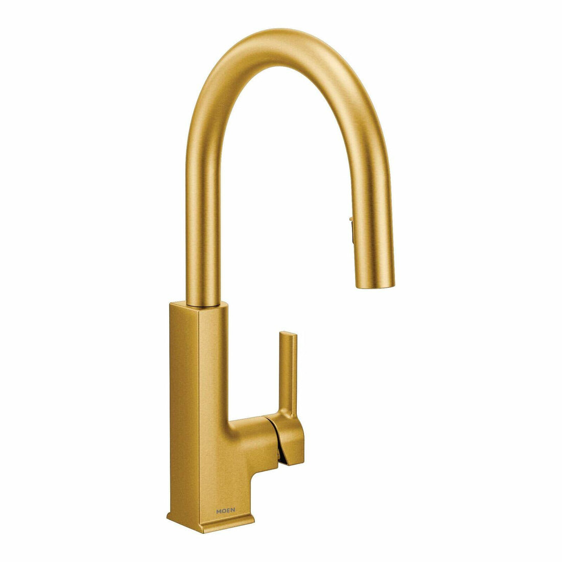 MOEN STo S72308BG Single-Handle Pull-Down Sprayer Kitchen Faucet with Reflex in Brushed Gold
