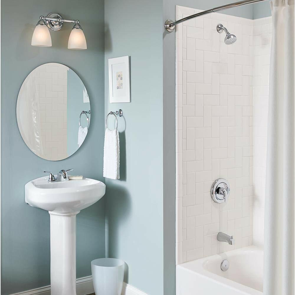MOEN Adler 82603 Single Handle 4-Spray Tub and Shower Faucet 1.8 GPM in Chrome (Valve Included)