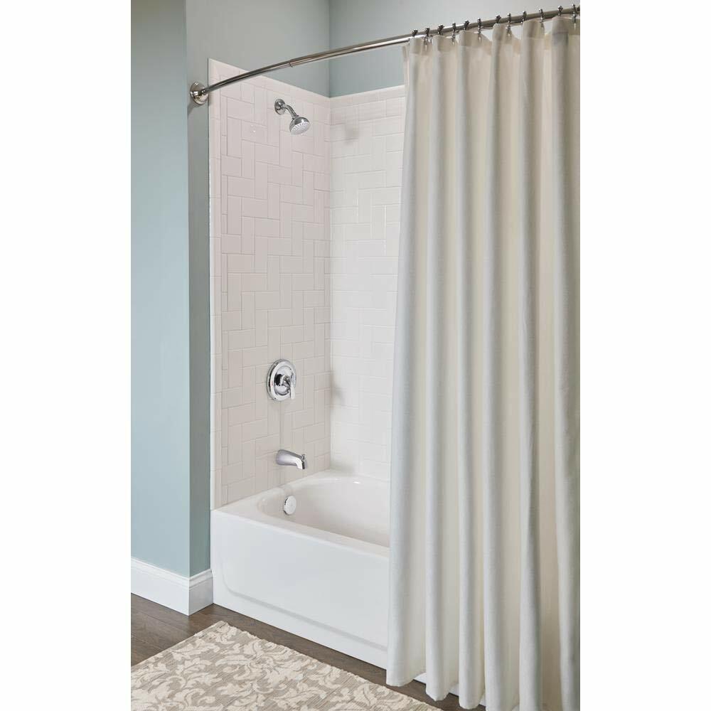 MOEN Adler 82603 Single Handle 4-Spray Tub and Shower Faucet 1.8 GPM in Chrome (Valve Included)