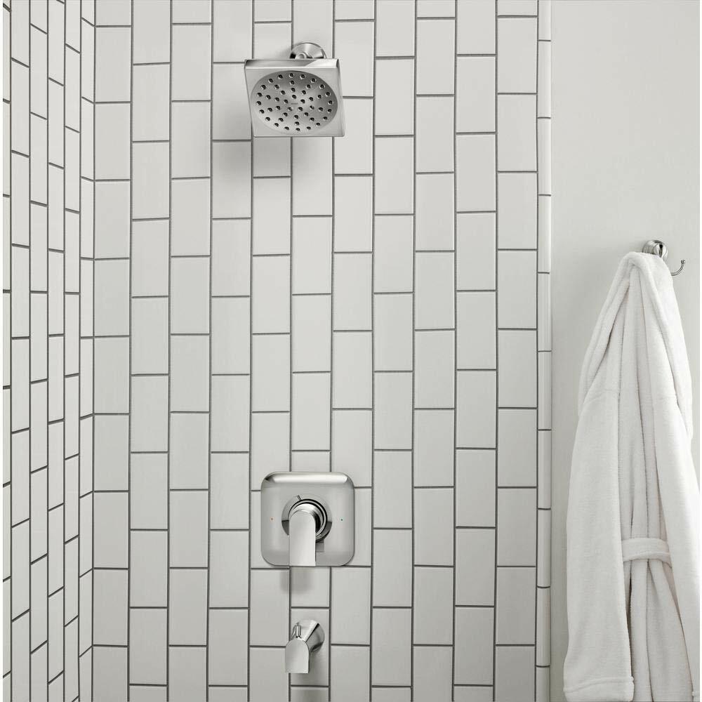 MOEN Genta 82760 Single-Handle 1-Spray Tub and Shower Faucet in Chrome (Valve Included)