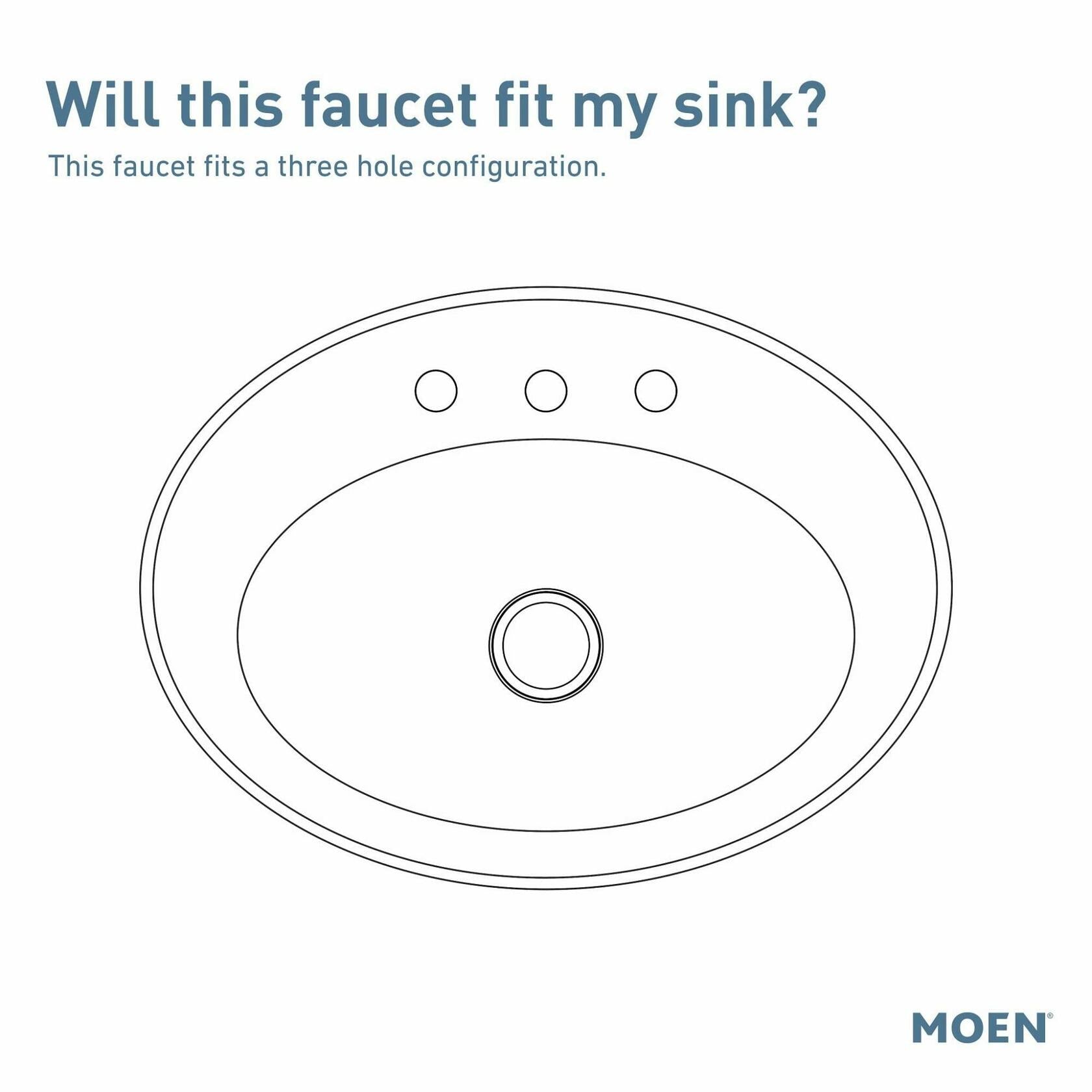 MOEN Eva T6420 Widespread 2-Handle High-Arc Bathroom Faucet Trim Kit in Chrome (Valve Not Included)