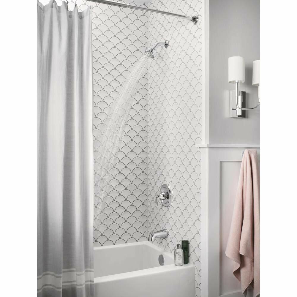 MOEN Essie 82330 Single-Handle 5-Spray Tub and Shower Faucet in Chrome (Valve Included)