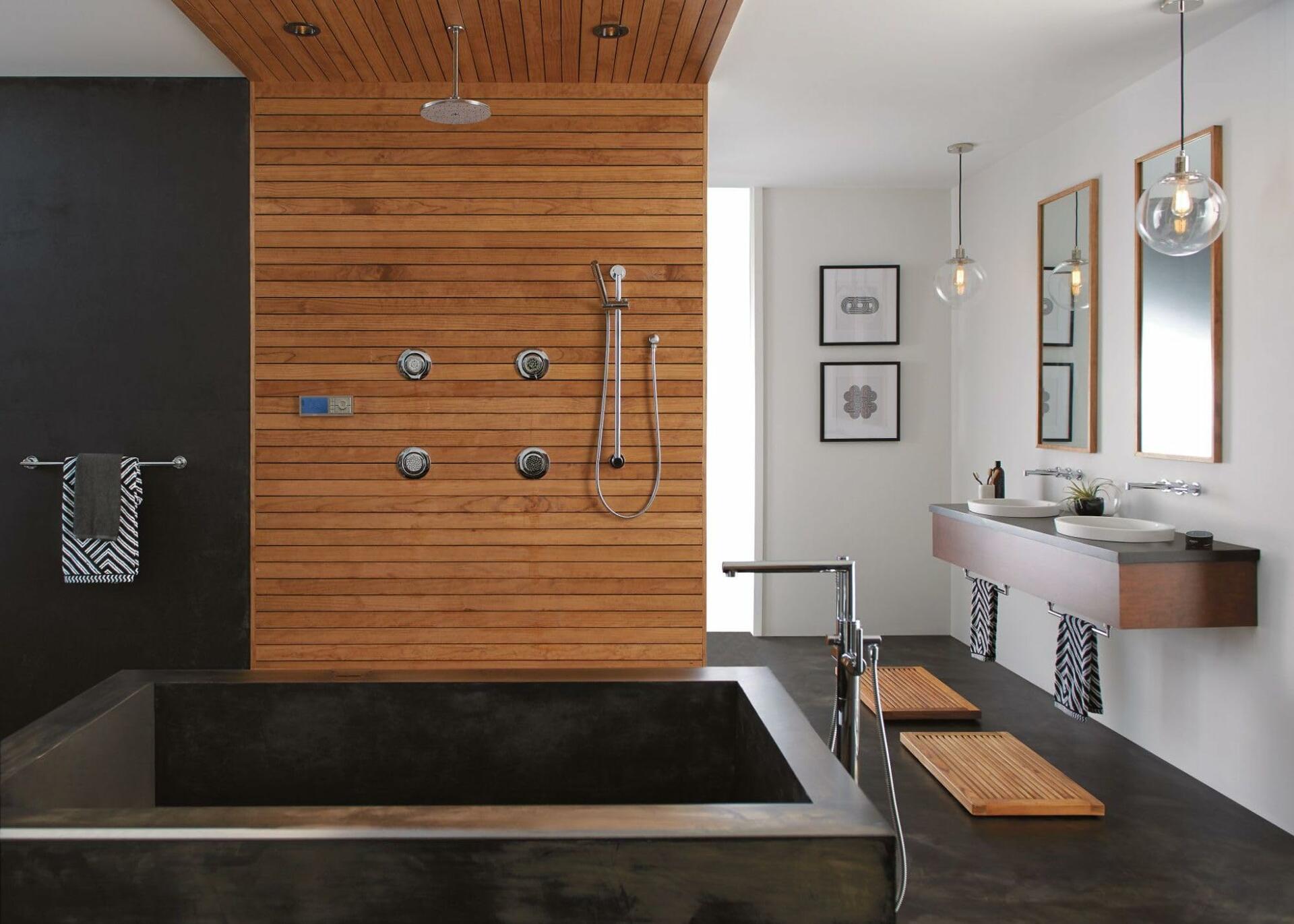 MOEN 3887EP Modern Eco-Performance Handshower Handheld Shower with 30-Inch Slide Bar and 69-Inch Metal Hose in Chrome