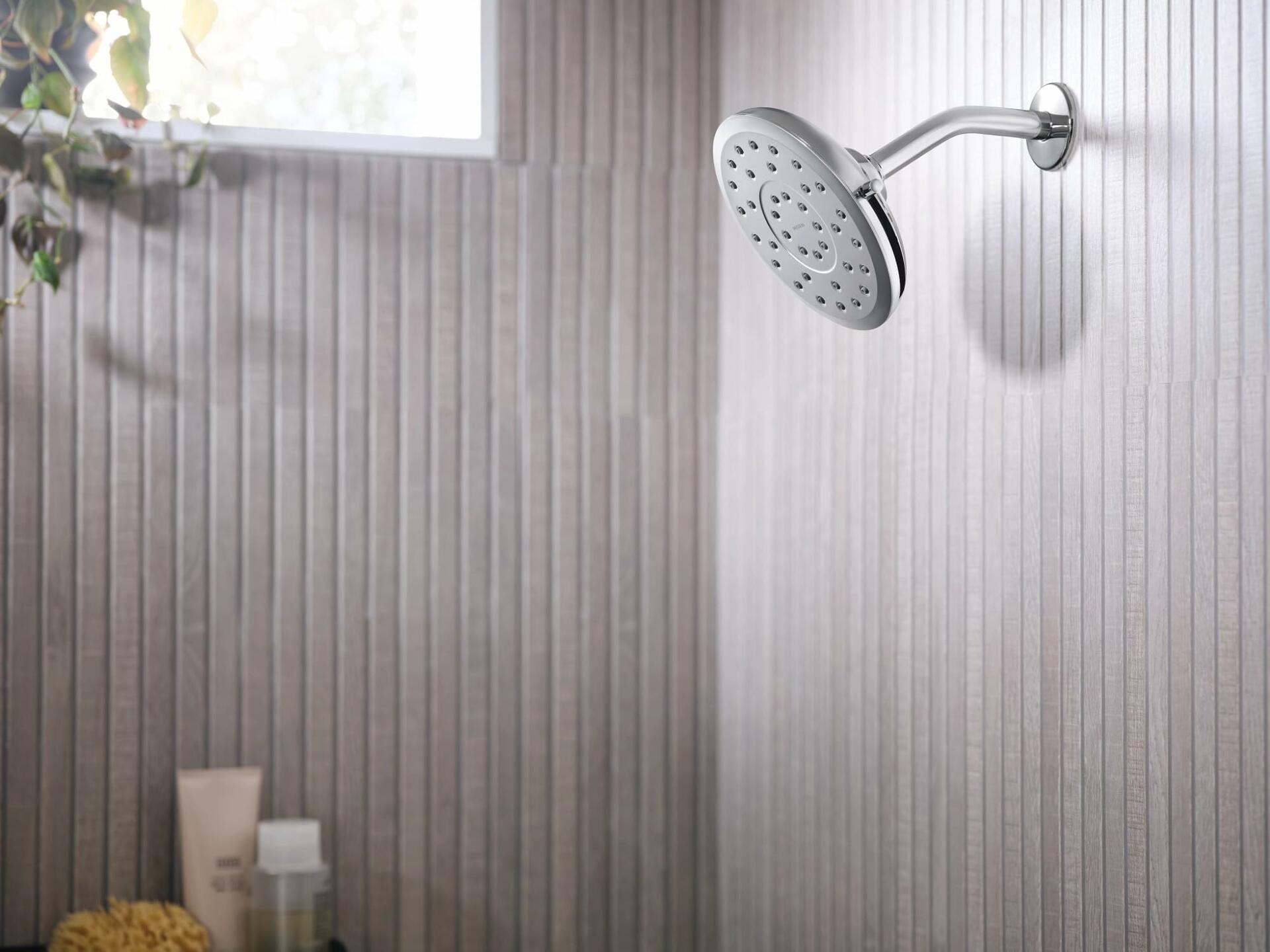 MOEN Verso 220R7 Infiniti Dial Round Rain Shower Head, 7-Inch Diameter Spray Head, Chrome