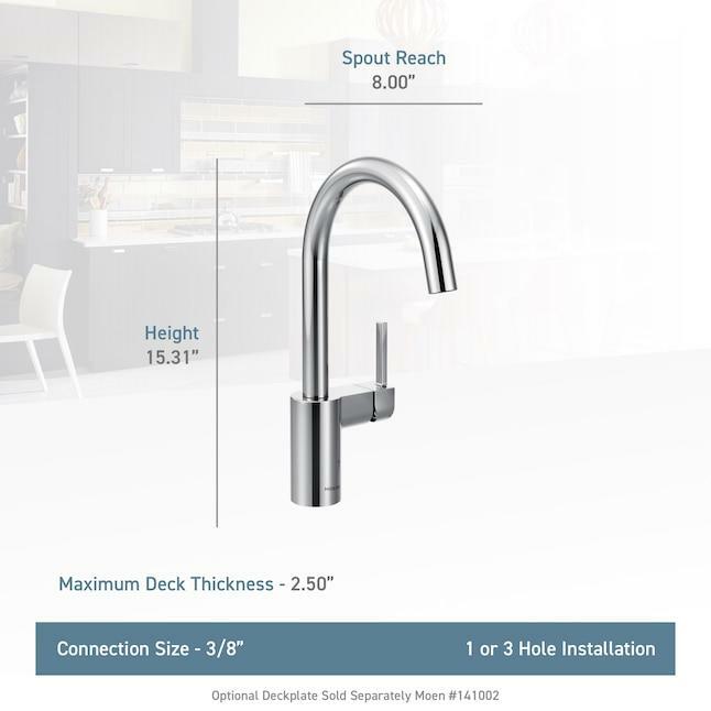 MOEN Align 7365 Single-Handle Standard Kitchen Faucet in Chrome
