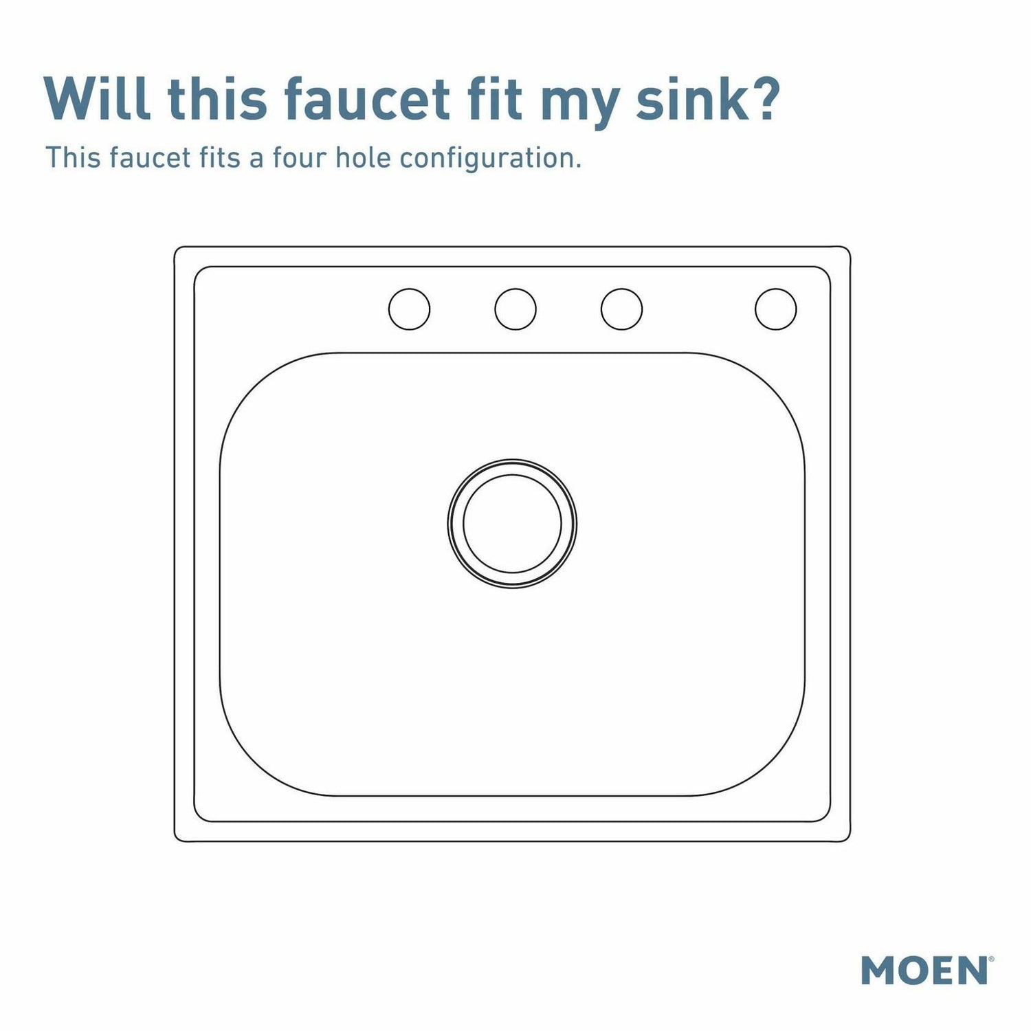 MOEN Adler 87202SRS Single-Handle Low Arc Standard Kitchen Faucet with Side Sprayer in Spot Resist Stainless