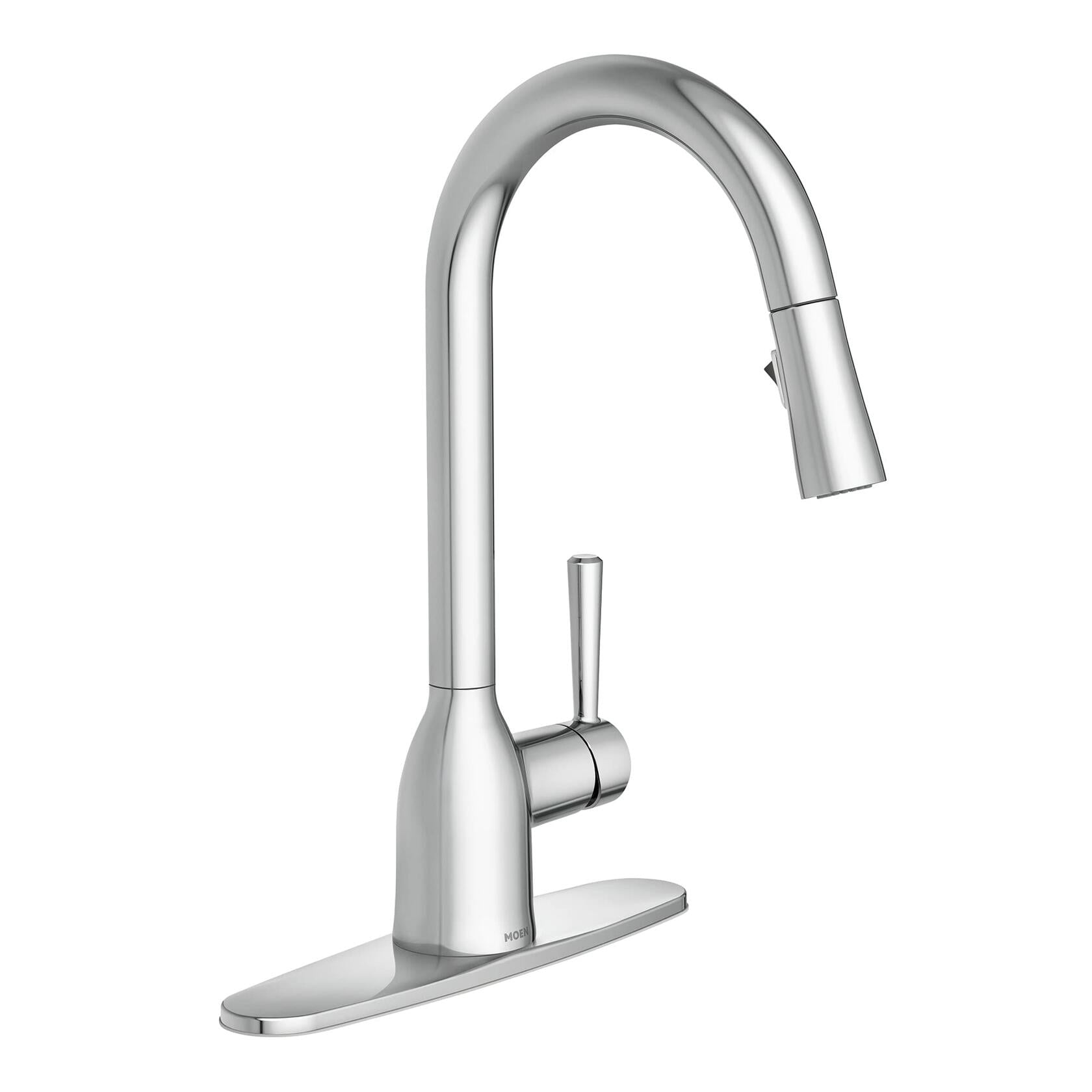 MOEN Adler 87233 Single-Handle Pull-Down Sprayer Kitchen Faucet with Power Clean and Reflex in Chrome