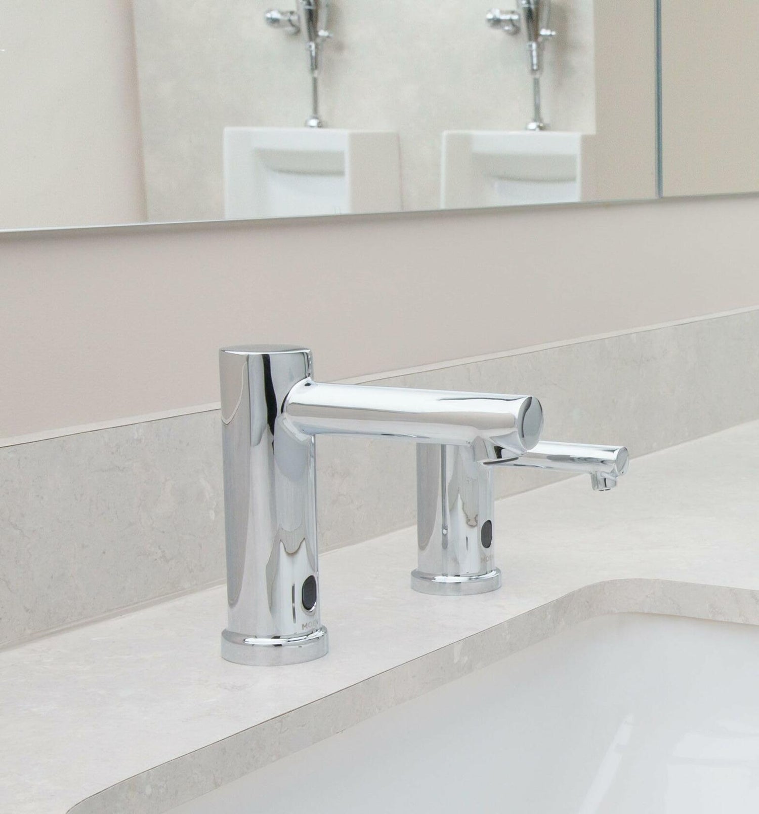 MOEN Commercial Align 8559 M-Power Electronic Touchless Hands-Free Sensor-Operated Modern Bathroom Sink Faucet in Chrome