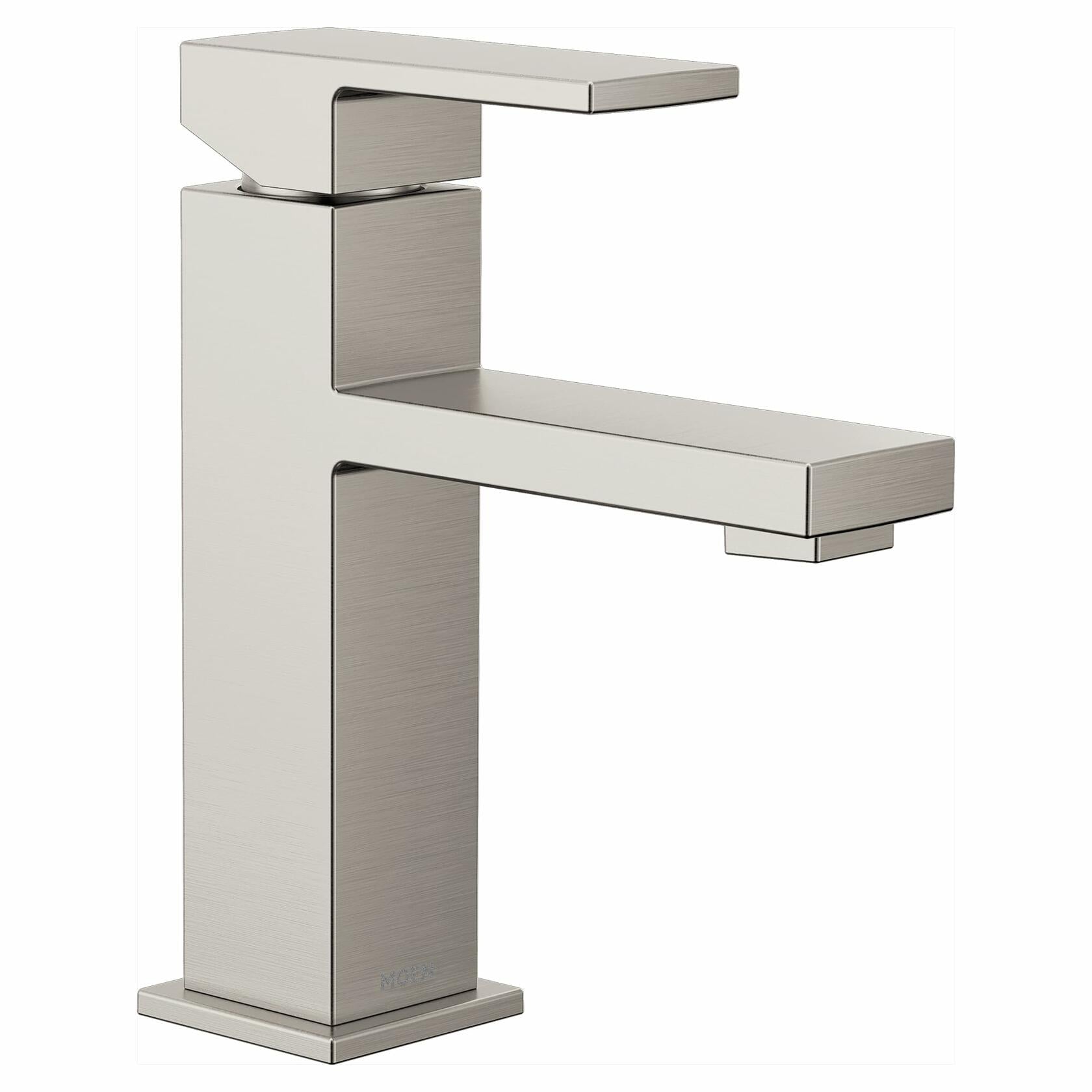 MOEN Revyl 84771SRN Single Hole Single Handle Bathroom Faucet in Spot Resist Brushed Nickel