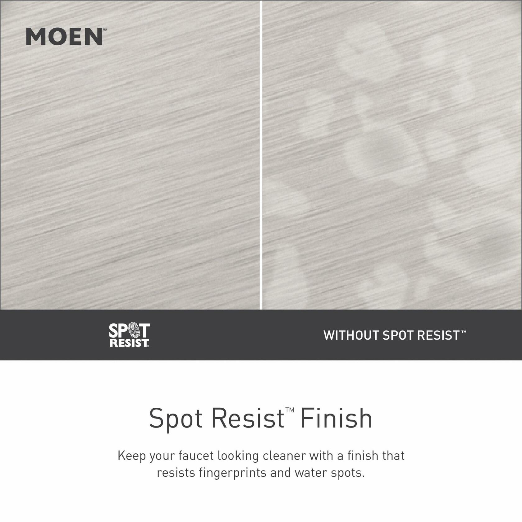 MOEN Revyl 84771SRN Single Hole Single Handle Bathroom Faucet in Spot Resist Brushed Nickel