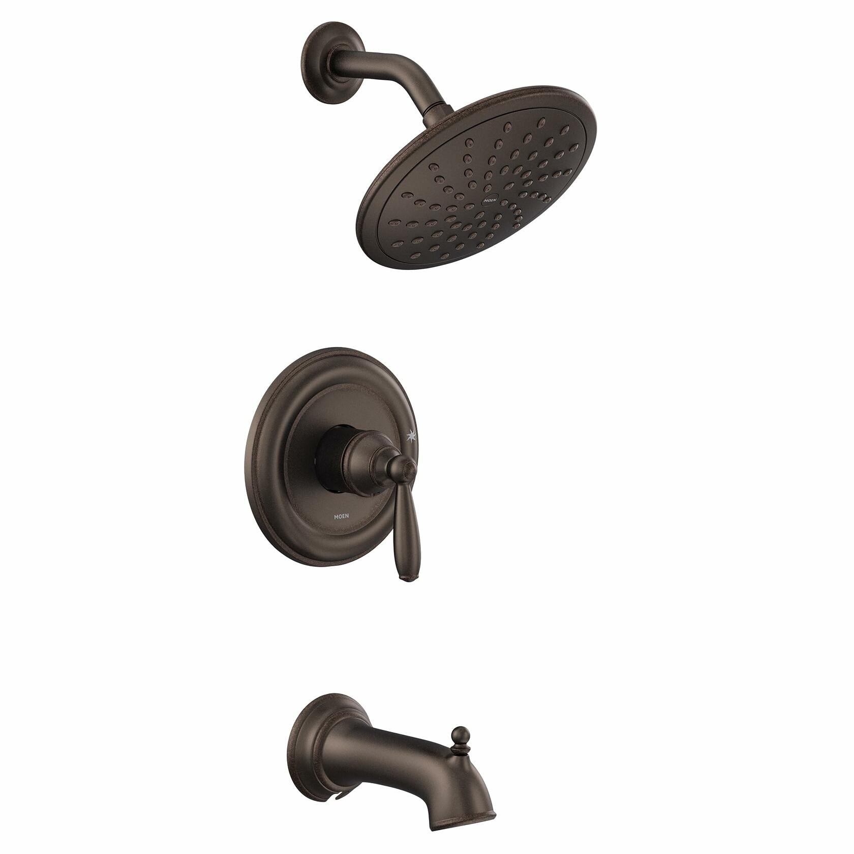 MOEN Brantford UT2253EPORB M-CORE 2-Series 1-Handle Tub and Shower Trim Kit in Oil Rubbed Bronze (Valve Required)