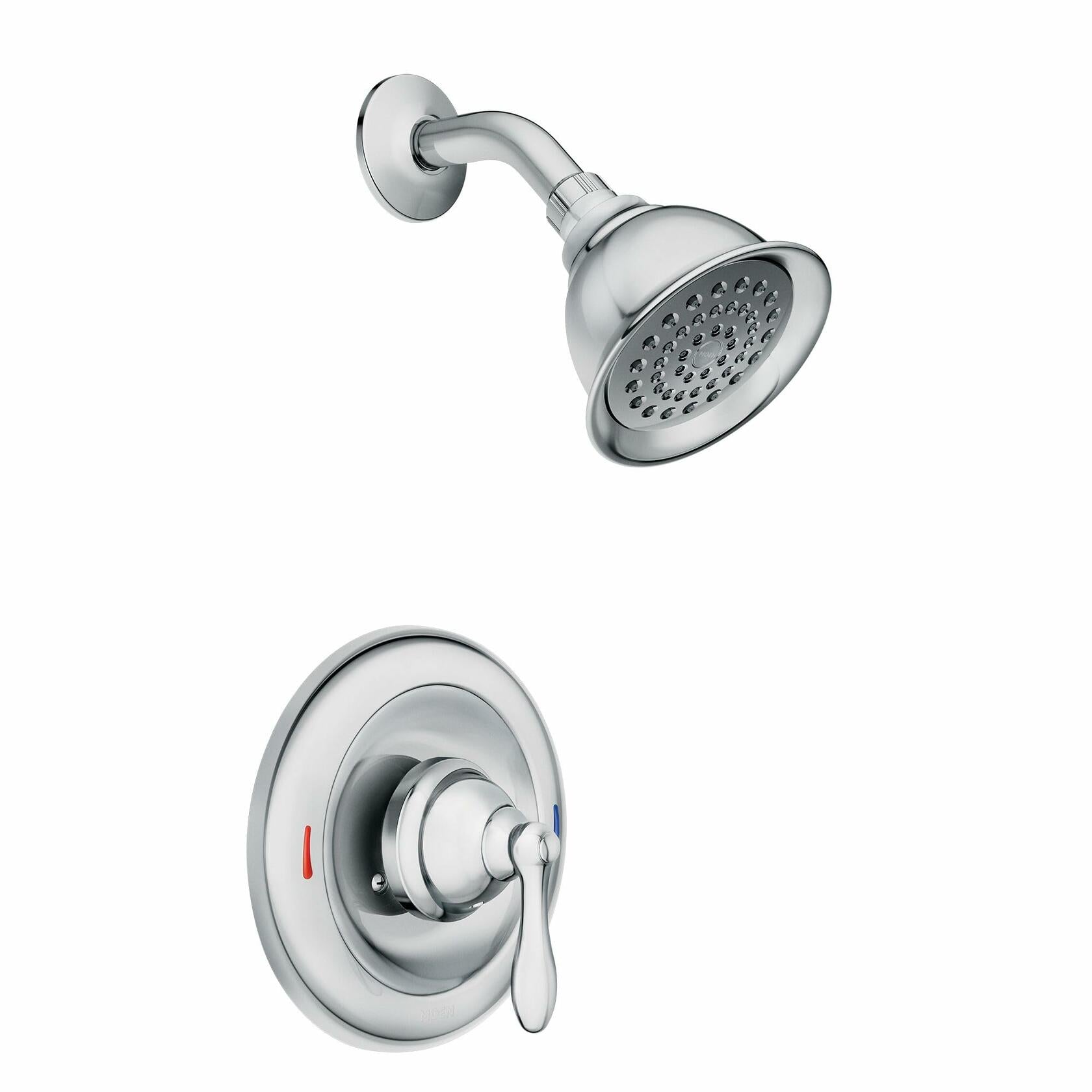 MOEN Caldwell 82495C Single Handle Posi-Temp Pressure Balanced Shower Trim in Chrome