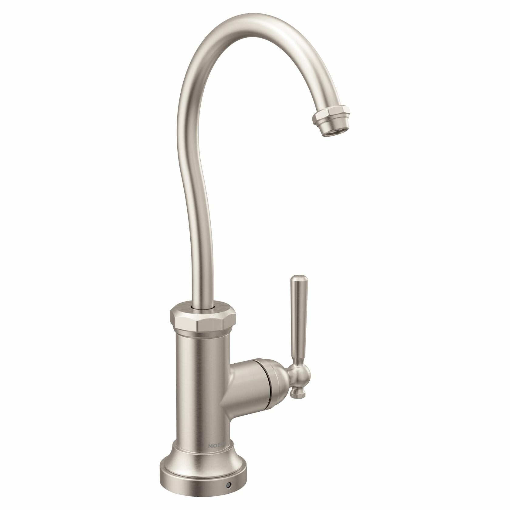 MOEN Paterson S5540SRS Single Handle Deck-Mount Filtered Kitchen Faucet in Spot Resist Stainless