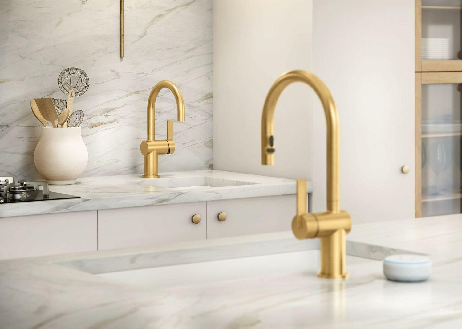 MOEN Cia 5622BG Single-Handle Bar Faucet in Brushed Gold