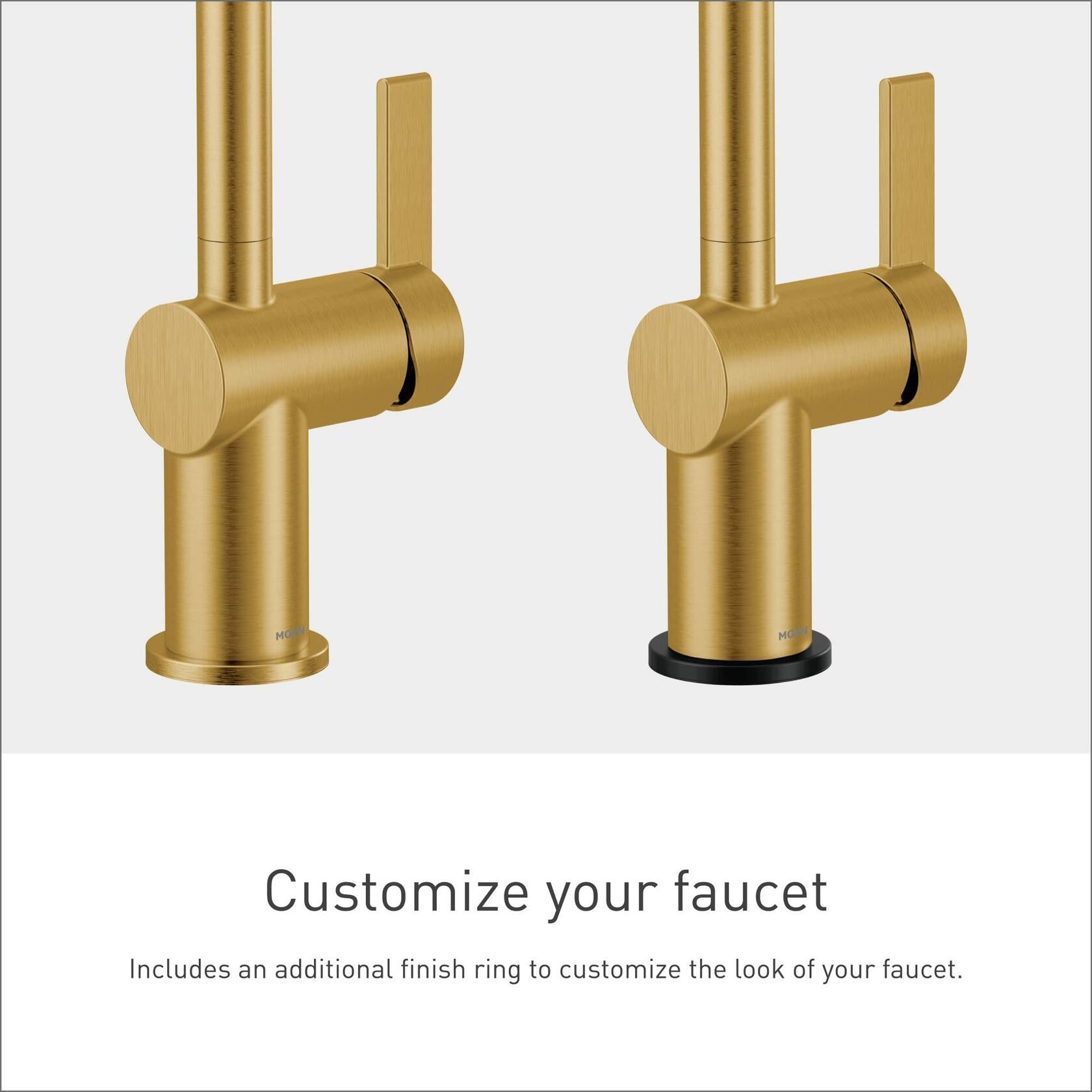 MOEN Cia 5622BG Single-Handle Bar Faucet in Brushed Gold