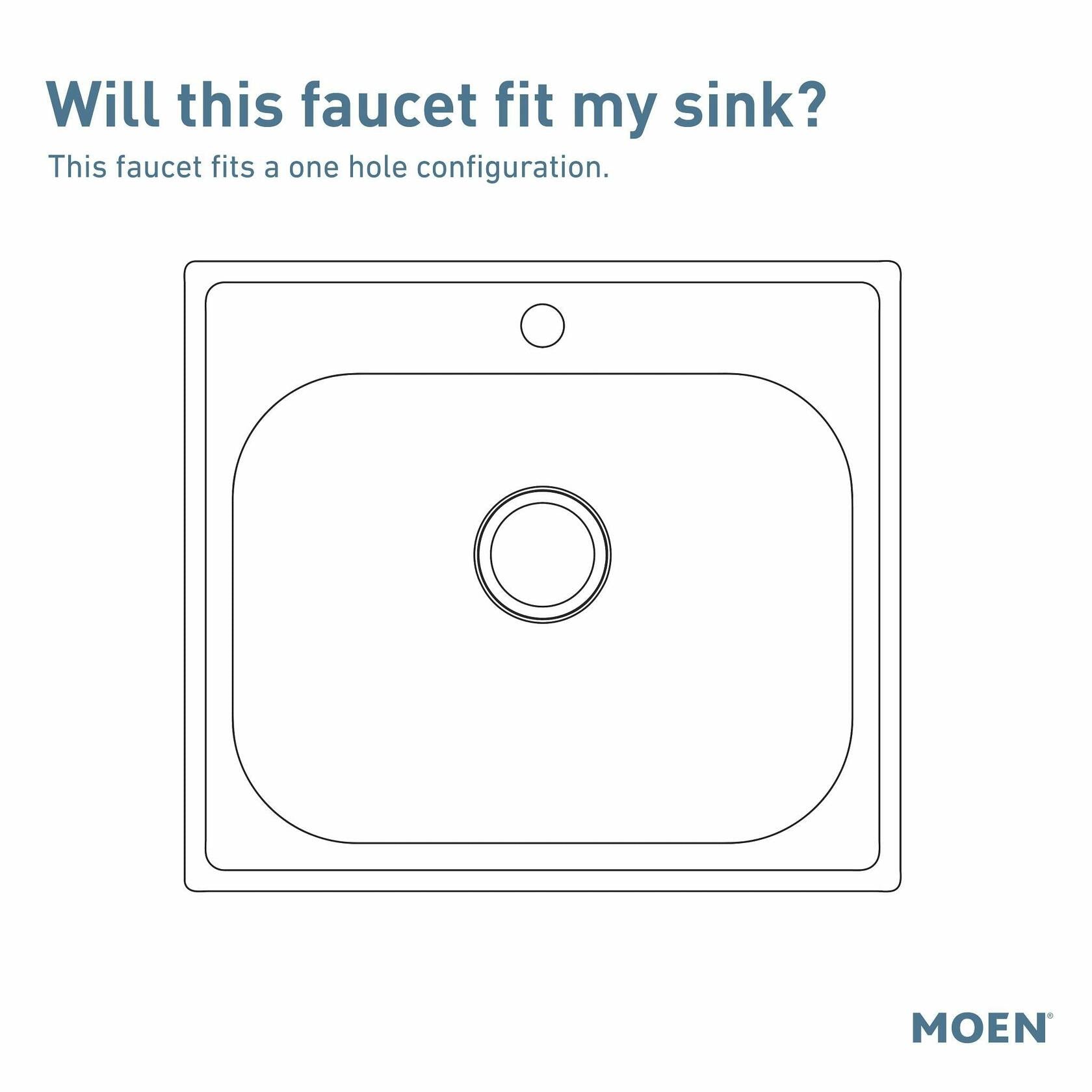 MOEN Cia 5622BG Single-Handle Bar Faucet in Brushed Gold
