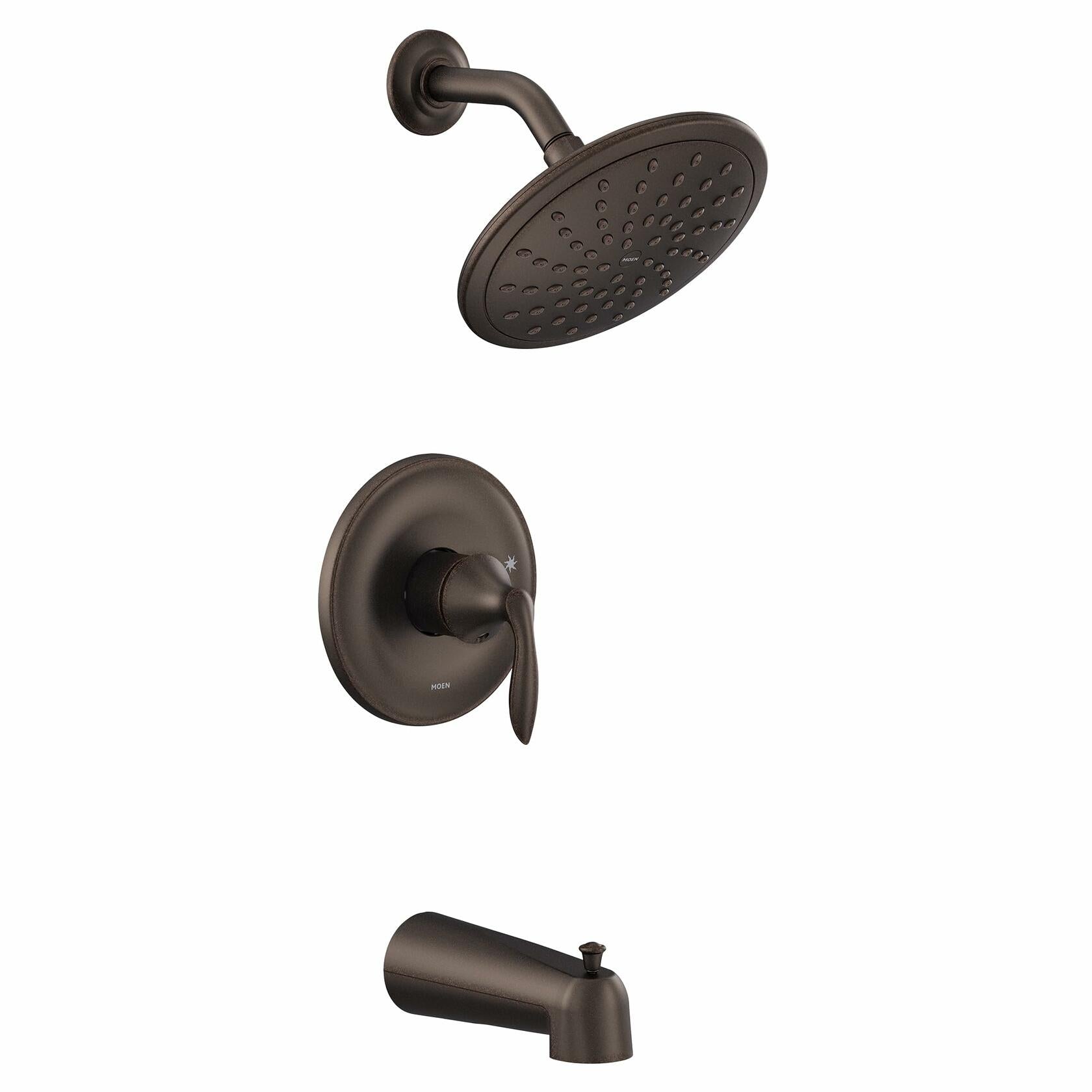 MOEN Eva UT2233EPORB M-CORE 2-Series 1-Handle Tub and Shower Trim Kit in Oil Rubbed Bronze (Valve Required)