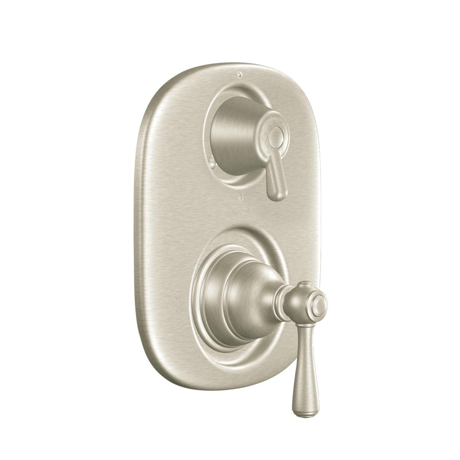 MOEN Kingsley T4111BN Two Handle Moentrol Valve Trim Kit in Brushed Nickel (Valve Not Included)