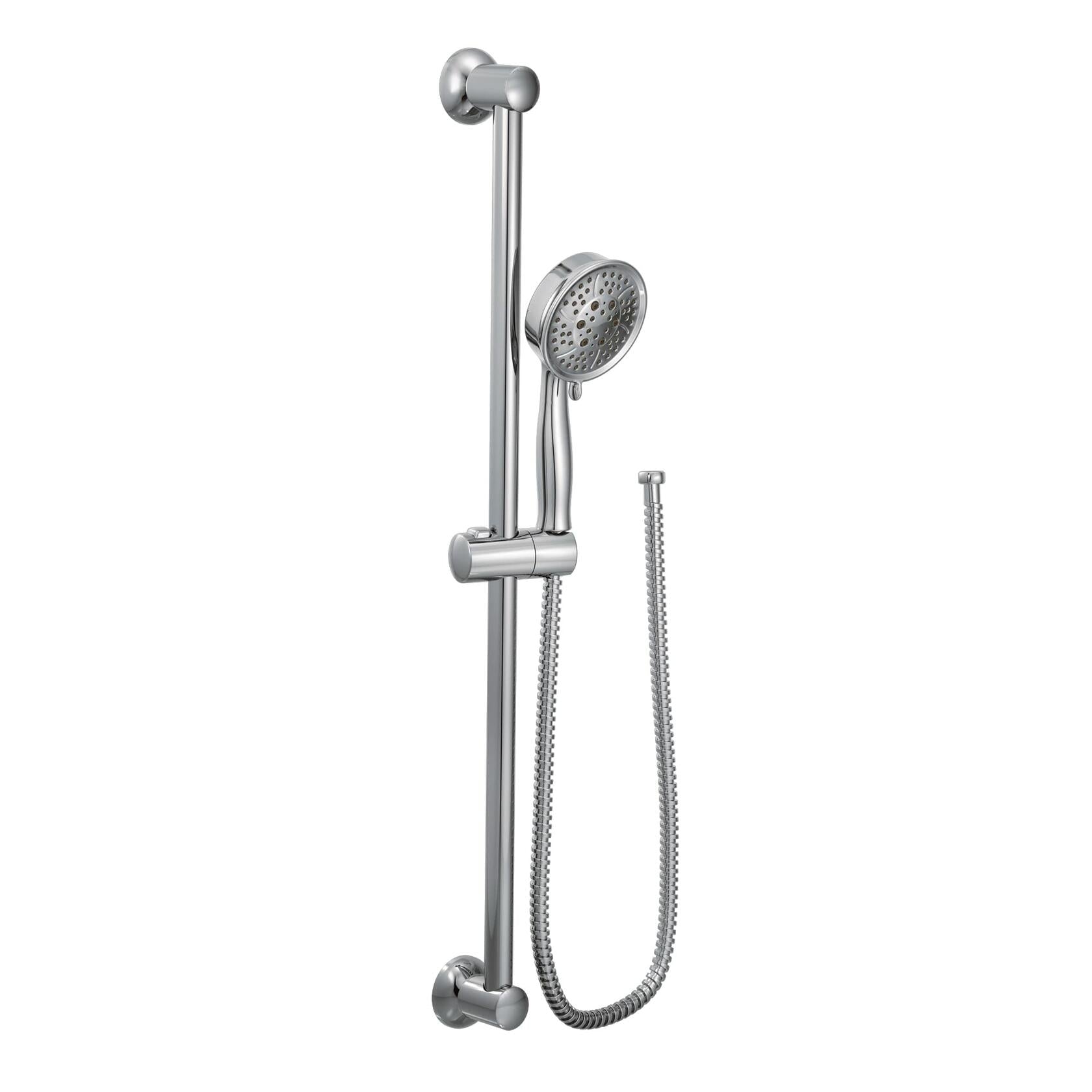 MOEN Eco-Performance 3667EP 4-Spray Handheld Showerhead with Slide Bar in Chrome