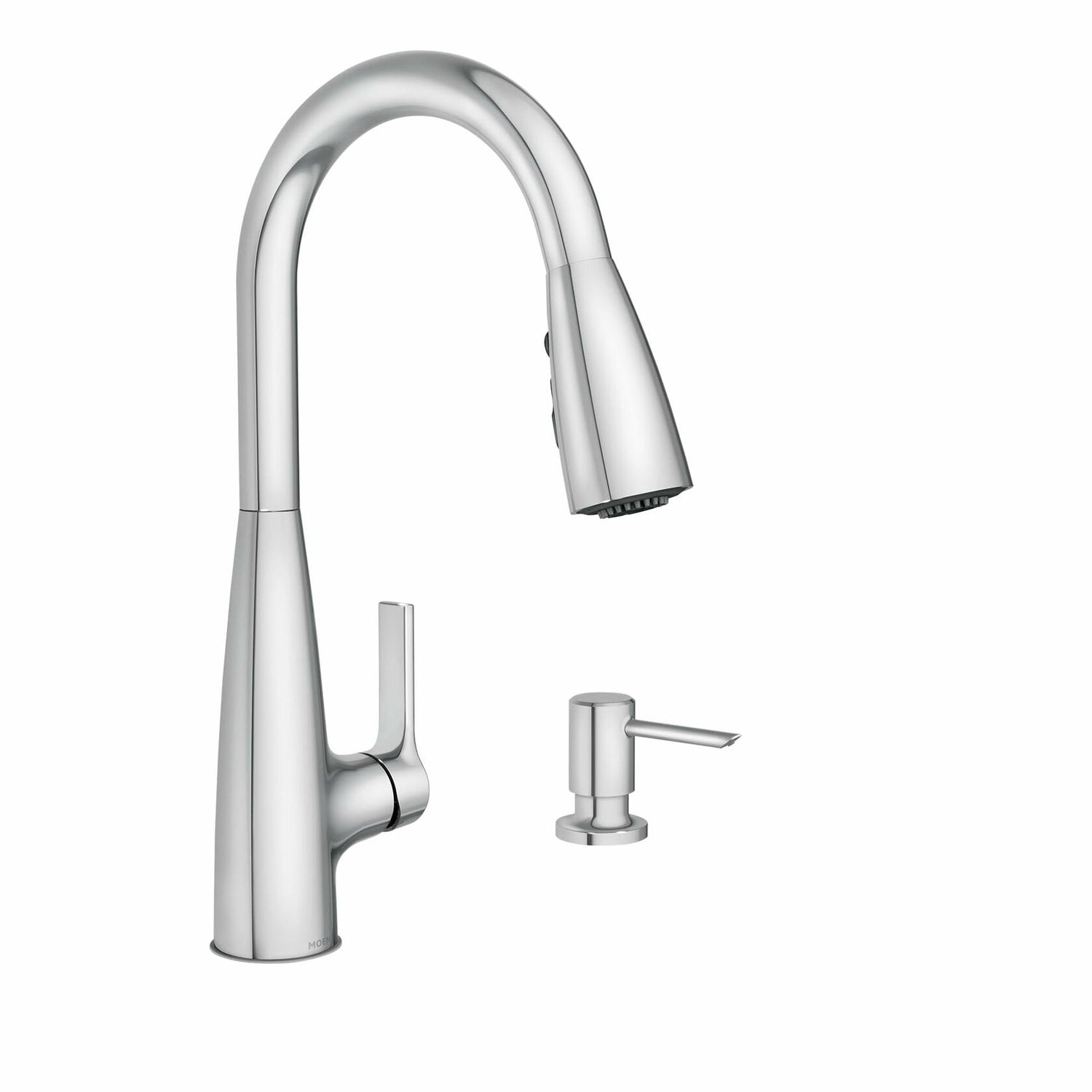 MOEN Haelyn 87627 Pull Down Sprayer Kitchen Faucet with 360 Degree Spout Swivel in Chrome