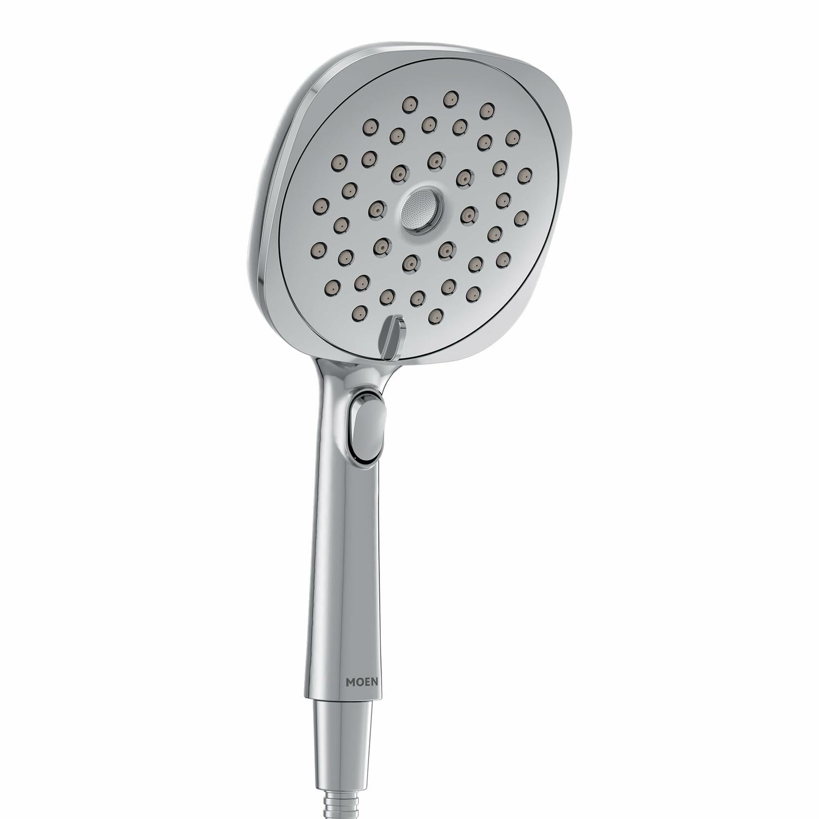 MOEN Verso 220H5EP Eco-Performance 5-inch Infiniti Dial Square Handheld Shower in Chrome