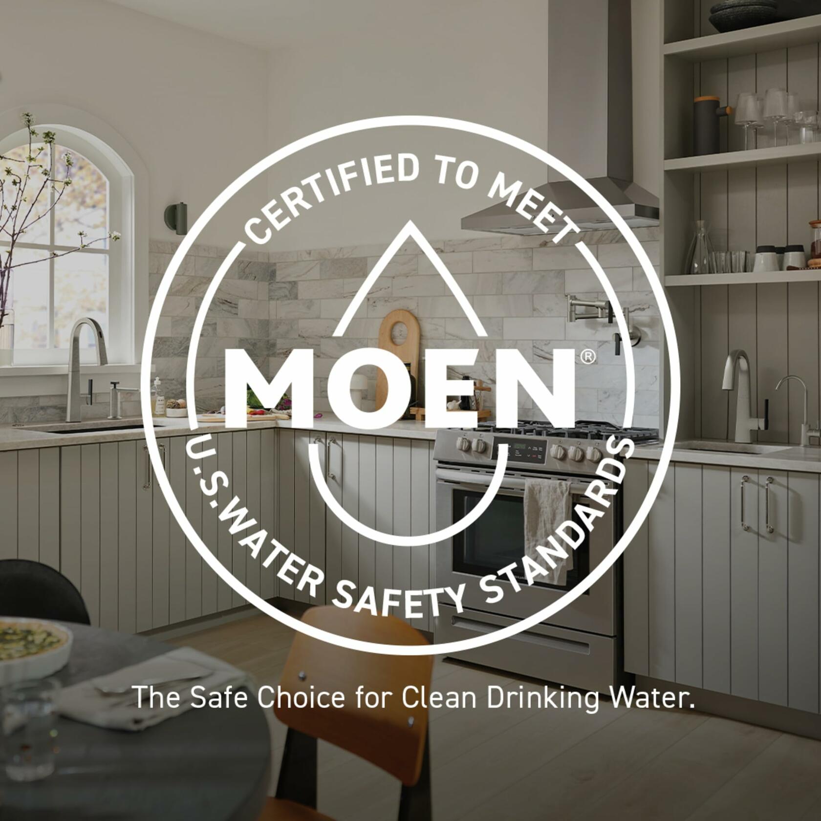 MOEN ExactTemp S6310BN 7-Inch Single Function Rain Shower Showerhead in Brushed Nickel