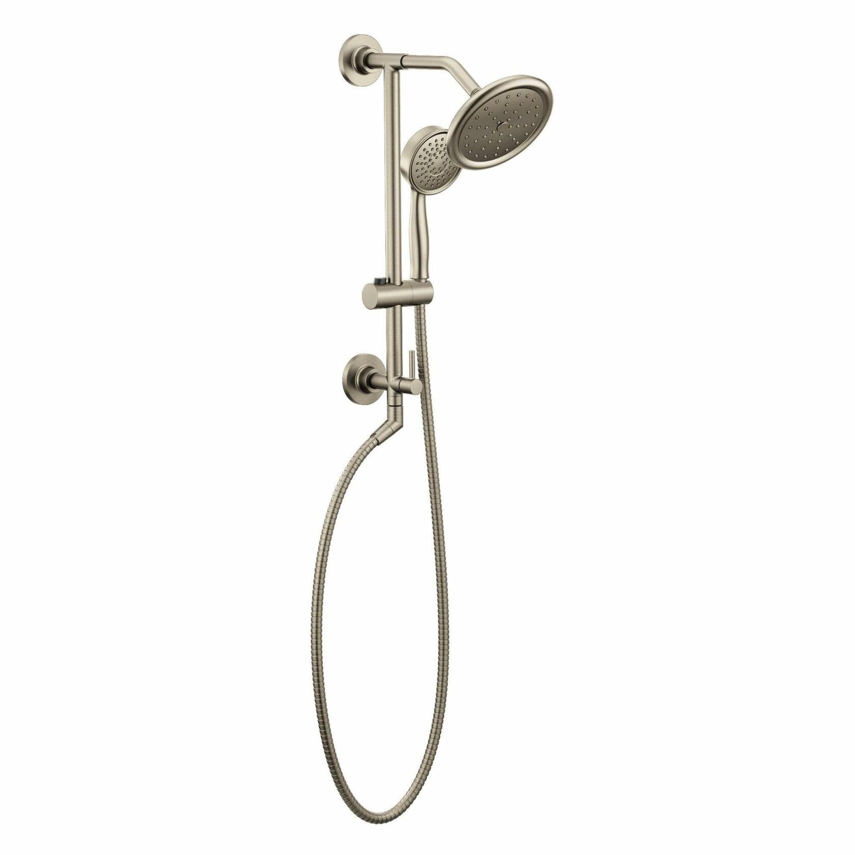 MOEN ExactTemp S6310BN 7-Inch Single Function Rain Shower Showerhead in Brushed Nickel