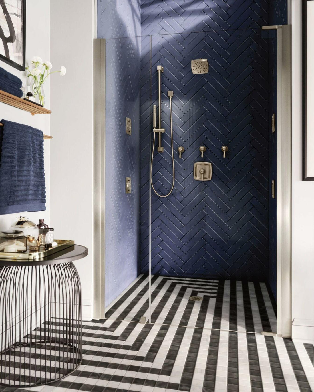 MOEN 3988EPBN One-Function Eco-Performance Modern Handshower with 30-Inch Slide Bar and 69-Inch Hose in Brushed Nickel