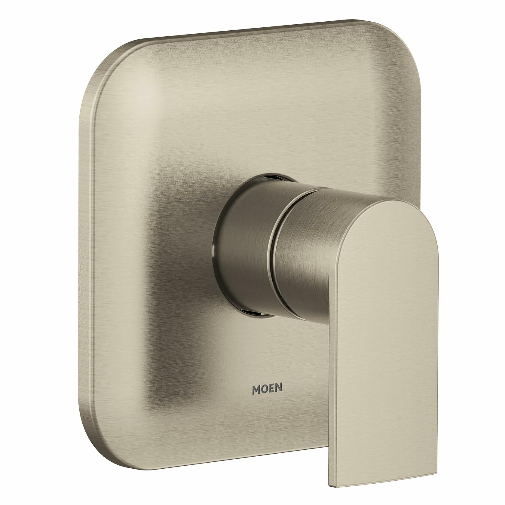 MOEN Genta LX UT2471BN M-CORE 2-Series 1-Handle Shower Trim Kit in Brushed Nickel (Valve Not Included)