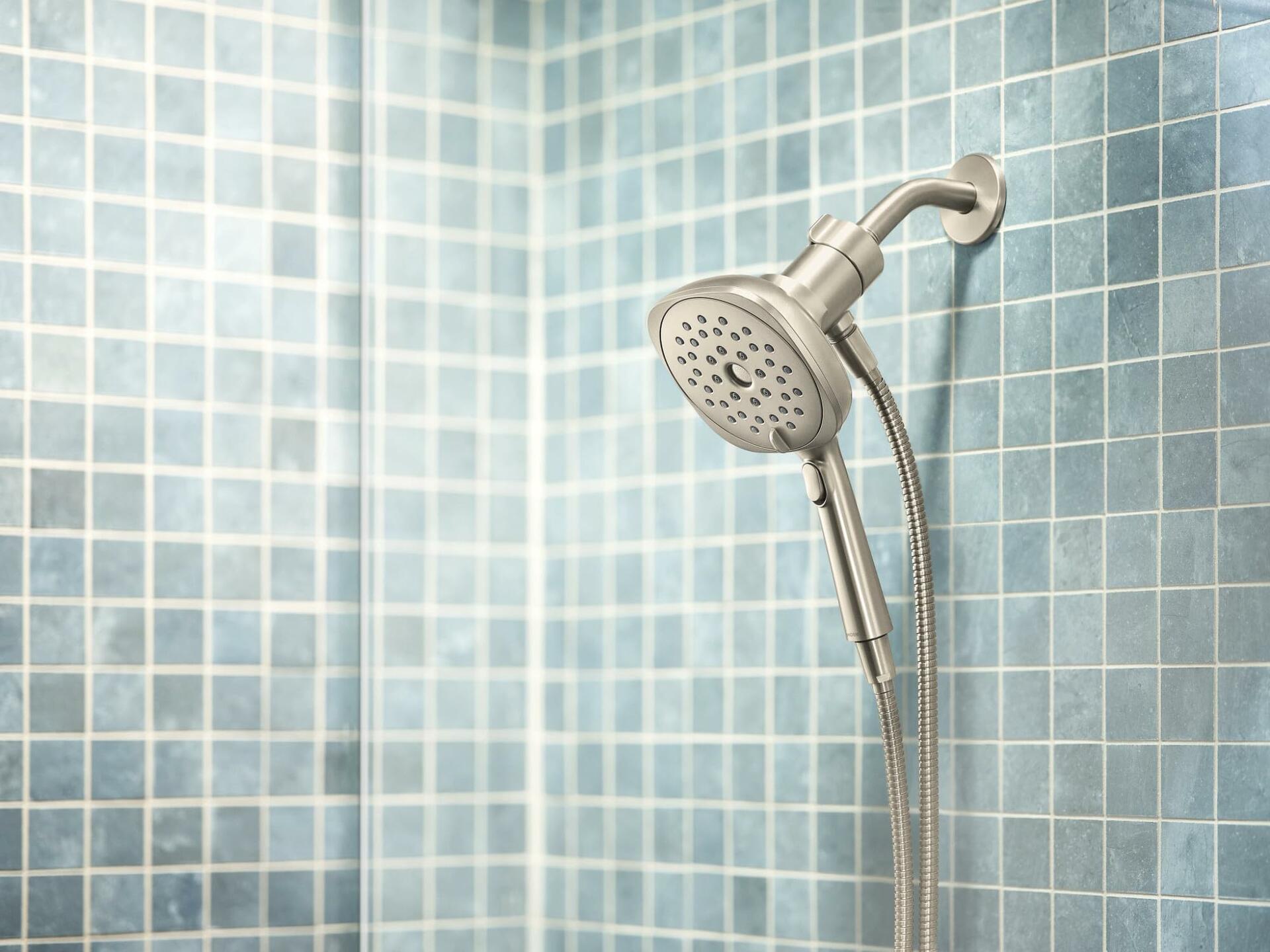 MOEN Verso 220H5BN 5-inch Handheld Infiniti Dial Showerhead in Brushed Nickel