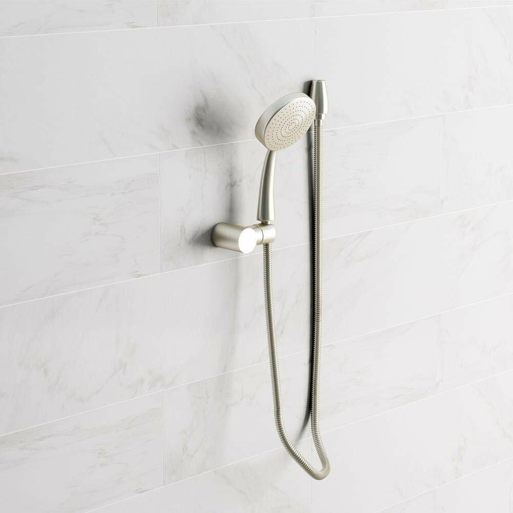 MOEN 3865EPBN Eco-Performance 4 in. Single Wall Mount Handheld Shower Head in Brushed Nickel