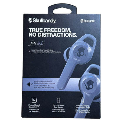 Skullcandy Indy ANC Chill Grey Active Noise Cancelling True Wireless Earbuds - Like New