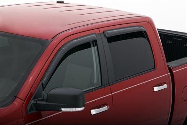 AVS 94101 Rain Guards Tape-On Window Vent Visors Fits 09-18 Dodge Ram Crew Cab