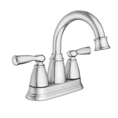 Moen Banbury 84943 4-in Centerset 2-Handle Bathroom Faucet in Chrome