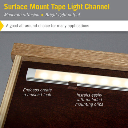 LED Tape Light Channel 