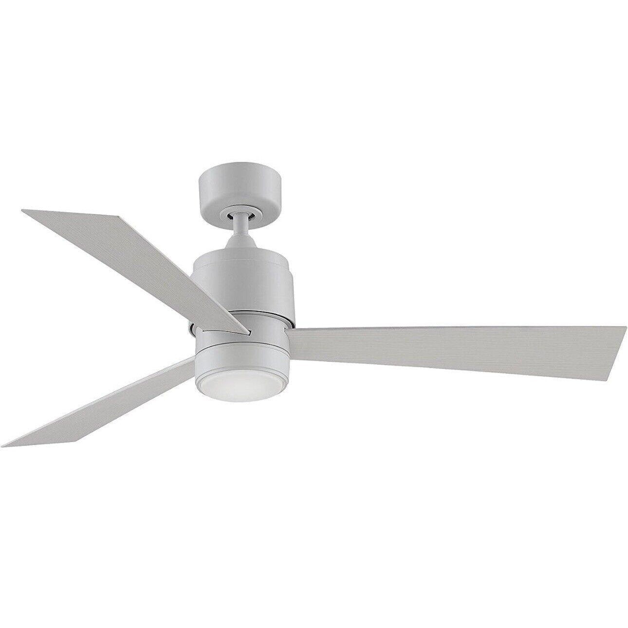 Fanimation Zonix Custom Outdoor Standard Ceiling Fan Motor with Remote Control Matte White