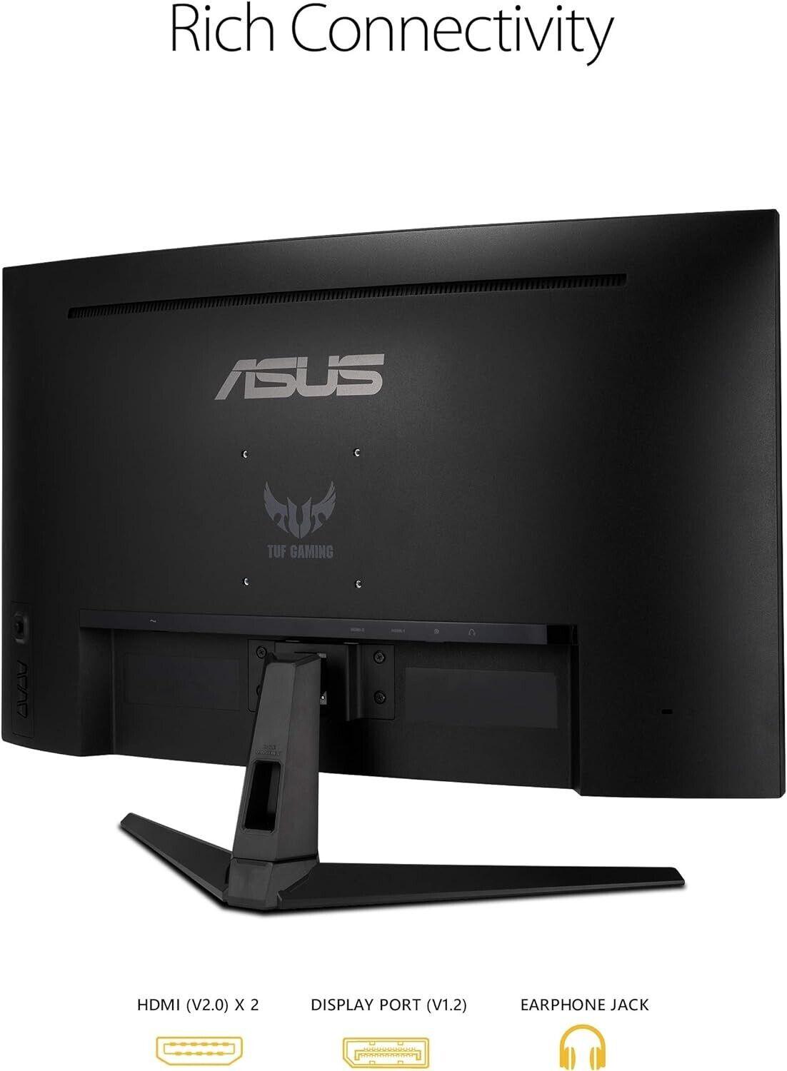 ASUS TUF Gaming VG32VQ1B 31.5&quot; 2560x1440 WQHD 1ms 144Hz Curved Gaming Monitor - Like New