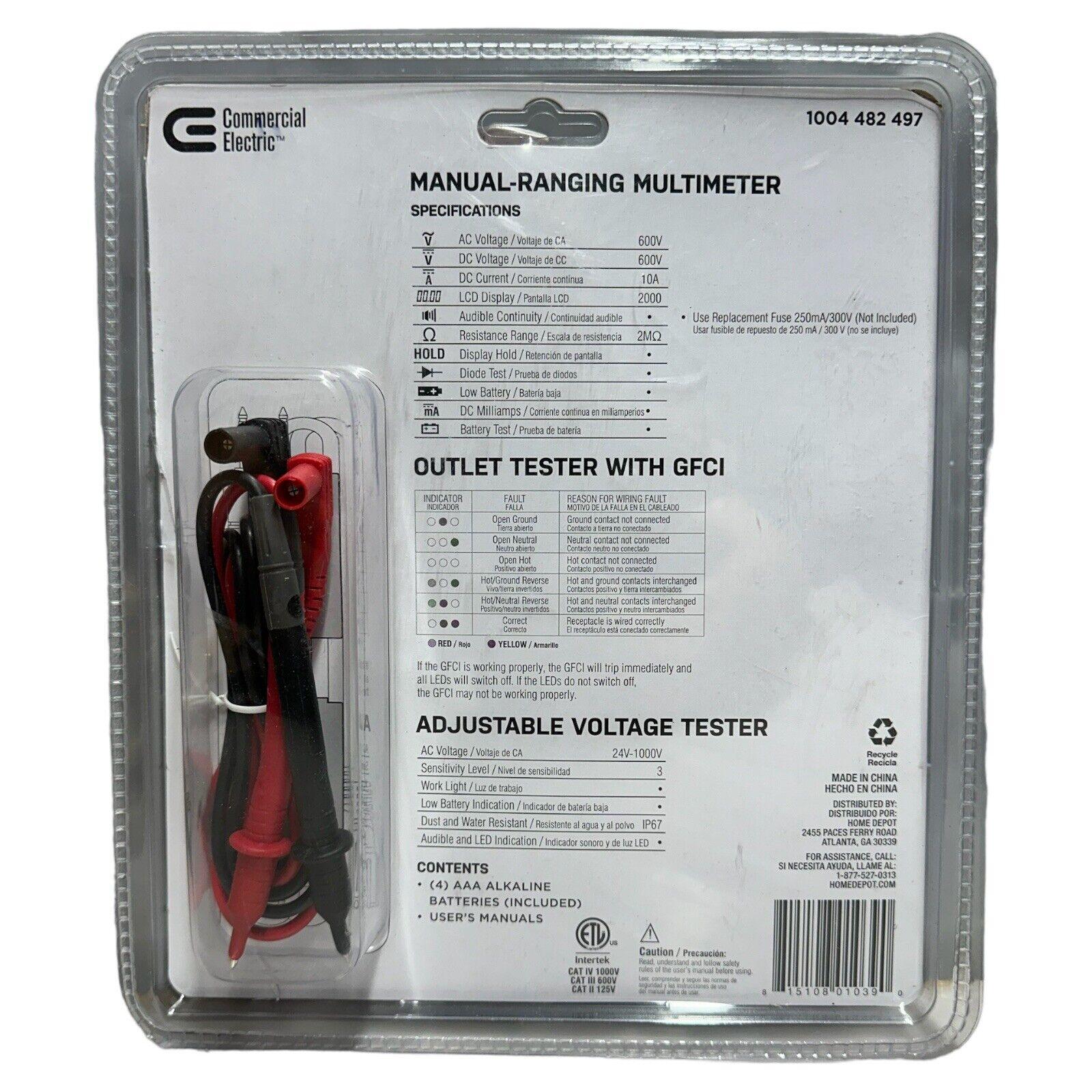 Commercial Electric Technician Maintenance Test Kit - Very Good