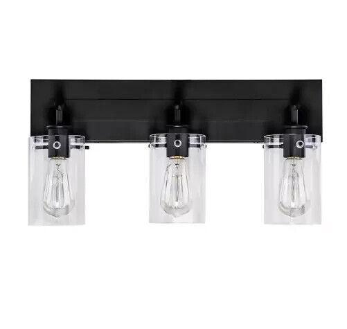 Hampton Bay Regan 21 in. 3-Light Espresso Bronze Bathroom Vanity Light - Like New