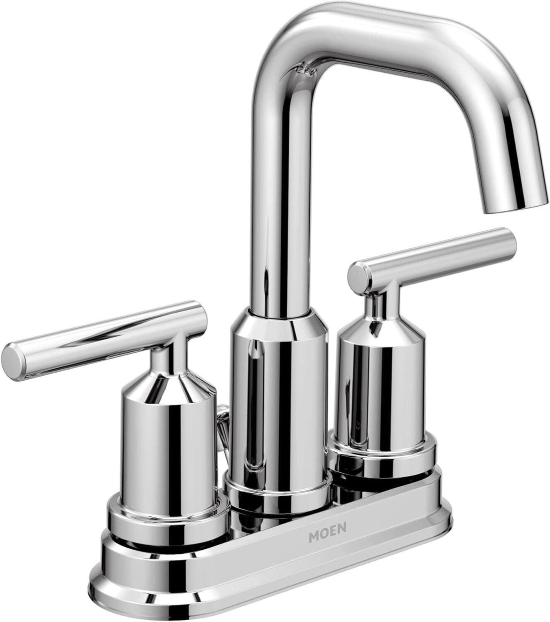 Moen 6150 Chrome two-handle bathroom faucet with Drain Assembly