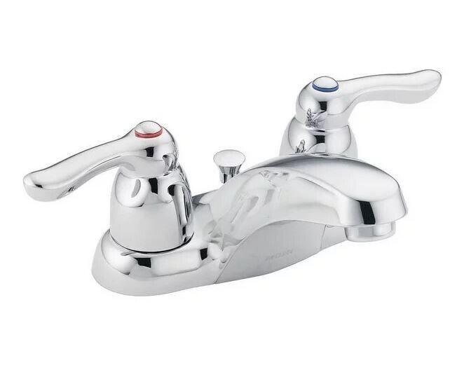 Moen 64925 Double Handle Centerset Bathroom Faucet - Chrome