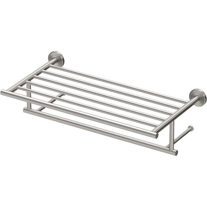 Gatco Latitude II 1-Bar Wall Mounted Towel Rack in Satin Nickel - Like New