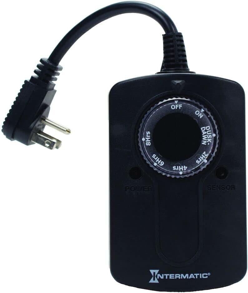 Intermatic HB51K 24 Hour Outdoor Timer with Photocell Light Sensor, Weatherproof - Like New - Like New