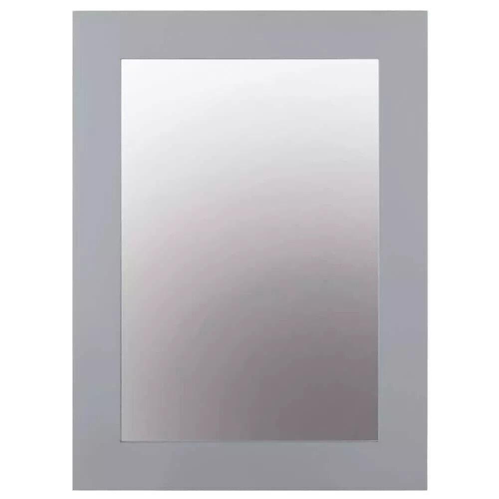 Home Decorators Collection Vanity Mirror 22"W x 30"H Framed Wooden Pebble Gray
