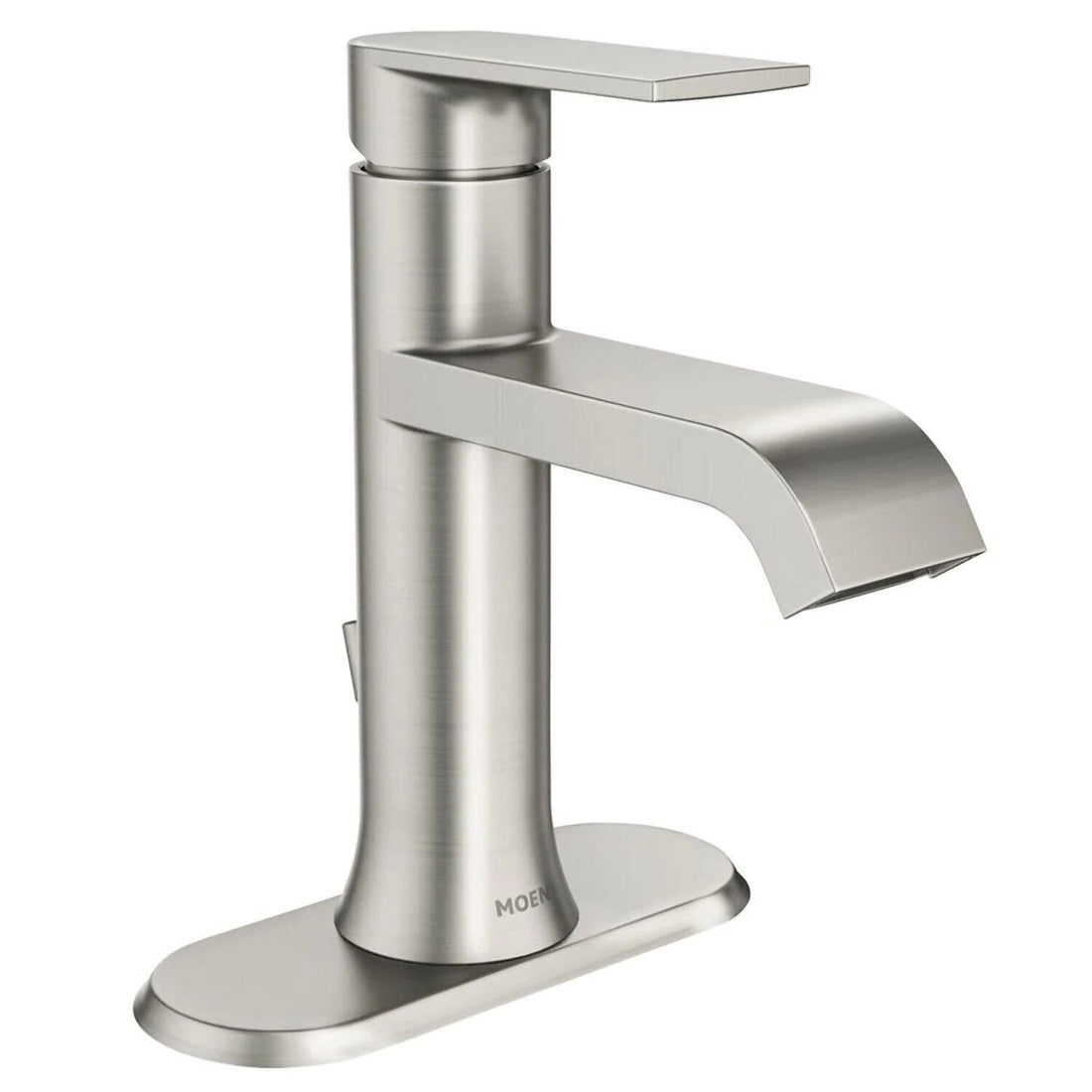 Moen WS84760SRN Genta Single-Handle Bathroom Faucet Brushed Nickel - Like New