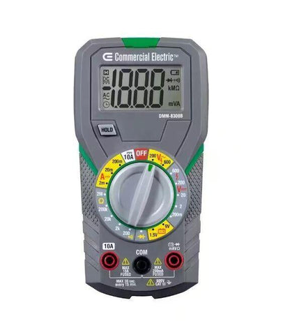 Commercial Electric Manual-Ranging Digital Multi-Meter - Very Good